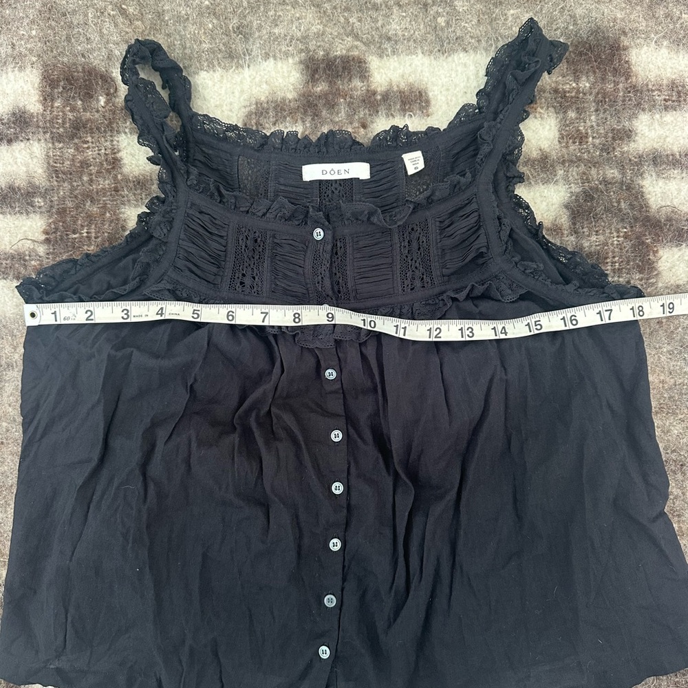 Dôen Fidella Black Tank Top - Picture 6 of 7